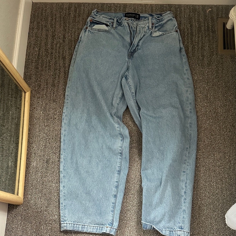 Abercrombie & Fitch Light Blue Flare Jeans
